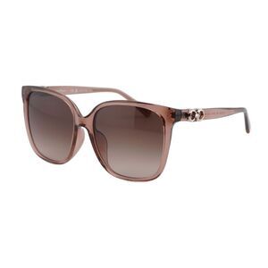 Salvatore Ferragamo Sunglasses Square Full Rim, Transparent Nude Frame and